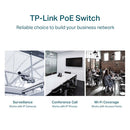 TP-Link 28-port Gigabit Easy Smart Switch with 24-port PoE+ - Grey