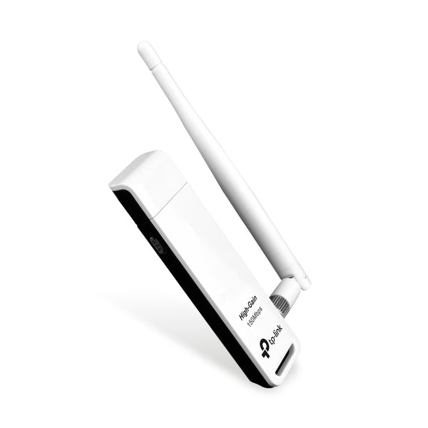 TP-Link 150Mbps High Gain Wireless USB 2.0 Adapter - White