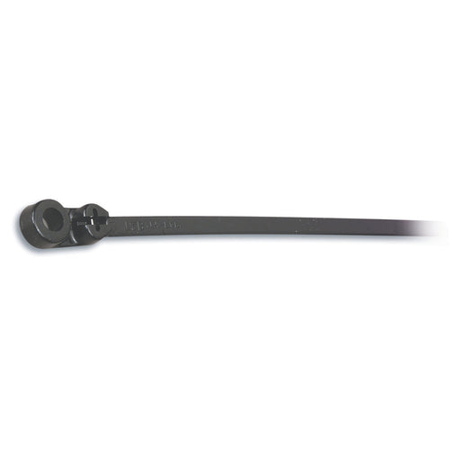 Thomas & Betts 7.8-in TY-RAP Cable Tie Wrap with Mounting Hole - 1000-Pack - Black