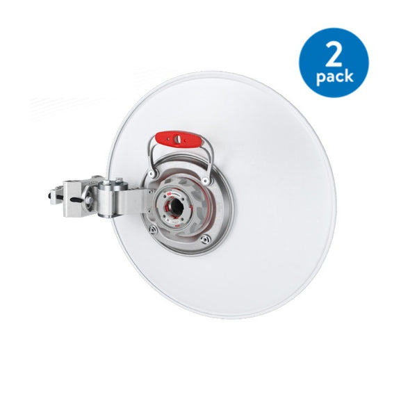 RF Elements UltraDish TP 27 - Parabolic Dish Antenna with TwistPort Connector - 2 Pack - White