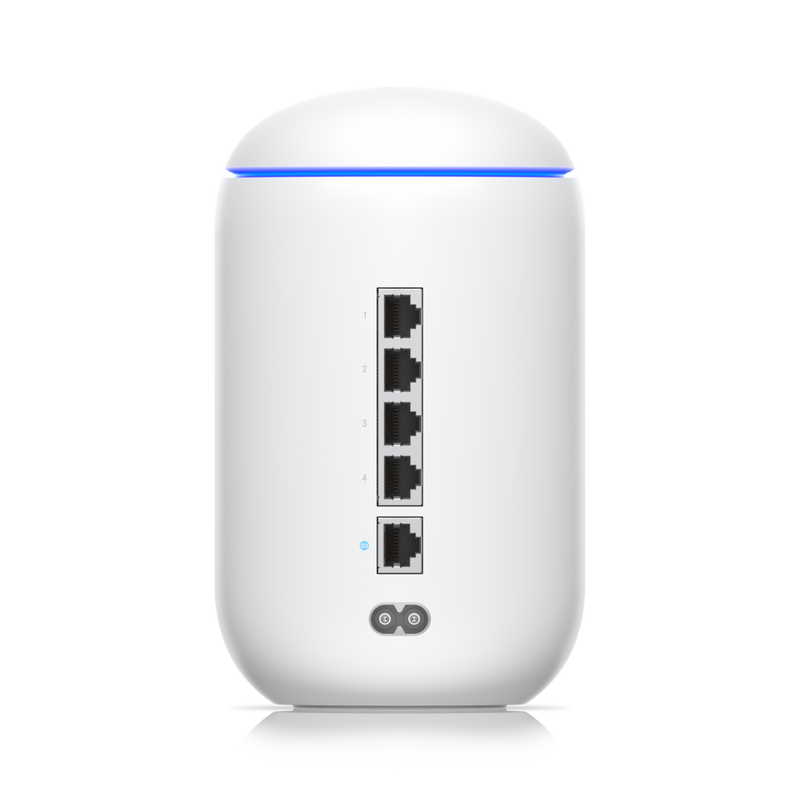 Ubiquiti UniFi OS Console Dream Machine Dual Band 802.11ac Wave 2 4x4 MU-MIMO Multifunction Device - Router/Access Point/Switch/Security Gateway with Integrated Cloud Key -  White