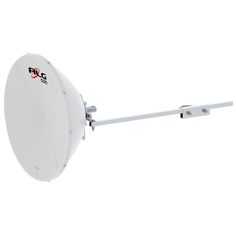 ALGcom 5-GHz 33.2-dBi Ultra High Performance Full Band Parabolic Antenna - White