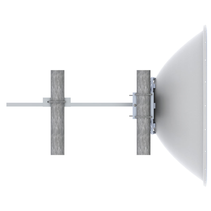 ALGcom 5-GHz 36.0-dBi Ultra High Performance Full Band Parabolic Antenna - White