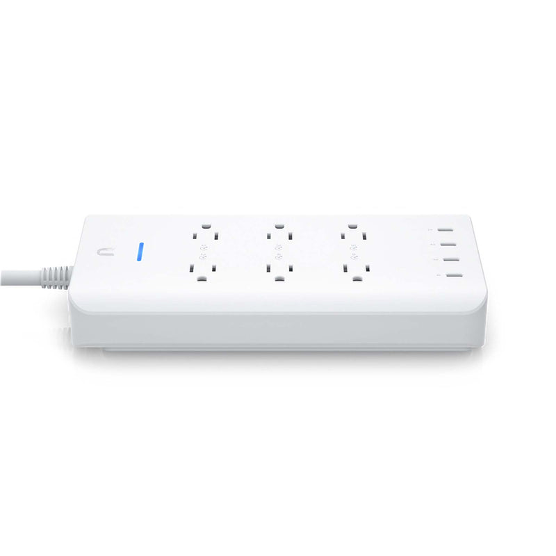 Ubiquiti UniFi SmartPower 6-outlet Power Strip with 4 USB-C Ports - White