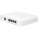 Ubiquiti UniFi Switch Flex XG Layer 2 Switch with 4 x 10GbE RJ45 ports and 1 x GbE, PoE+ RJ45 Input - White