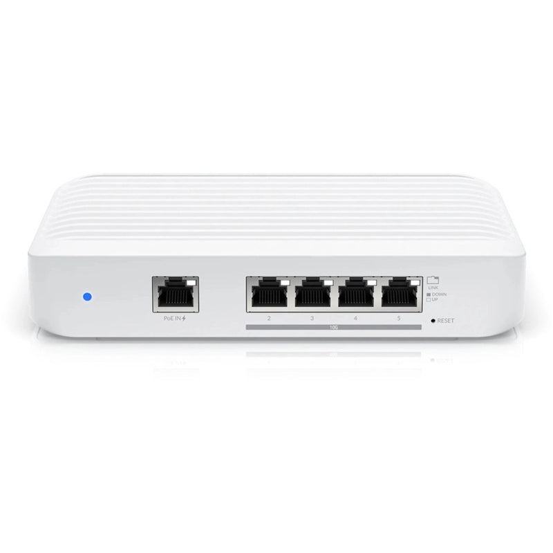 Ubiquiti UniFi Switch Flex XG Layer 2 Switch with 4 x 10GbE RJ45 ports and 1 x GbE, PoE+ RJ45 Input - White