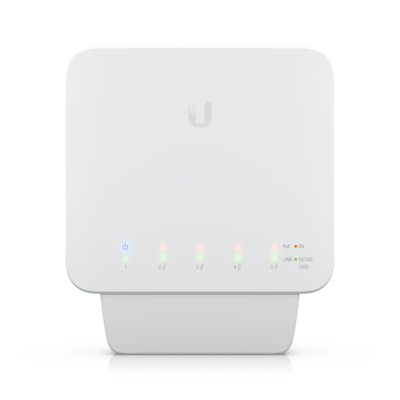 Ubiquiti UniFi 5-port Layer 2 Gigabit Indoor/Outdoor Switch with PoE Support - White