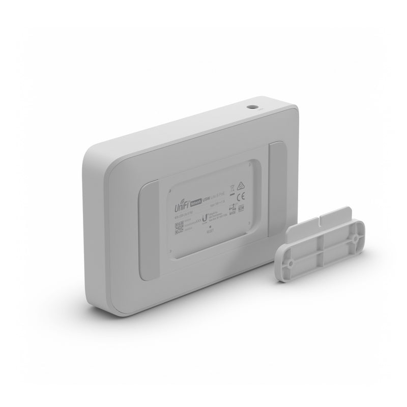 Ubiquiti UniFi Switch Lite Managed 8-port Gigabit Ethernet Switch with 4-port Auto-Sensing 802.3at PoE+ - White