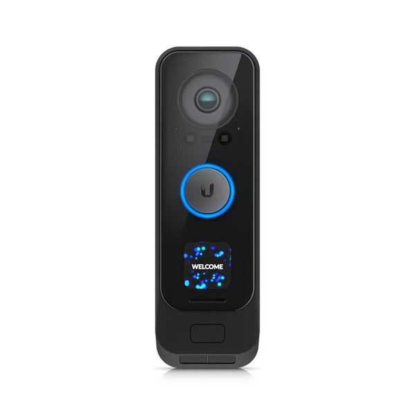 Ubiquiti UniFi Protect G4 8MP and 5MP Night Vision Smart Wi-Fi Video Doorbell Pro - Black