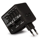 Veho Universal 4-Port USB 5-volt/3.5-amp Multi-Region Travel Adapter - Black