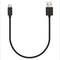 Veho Pebble USB C Universal Charge and Sync Cable, 0.2-meter (0.7-ft) - Black