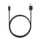 Veho Pebble USB-A to USB-C Charge and Sync Cable 1-meter (3.3-ft) - Black