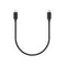 Veho Pebble USB-C to Lightning Charge and Sync Cable 0.2-m/0.7-ft - Black