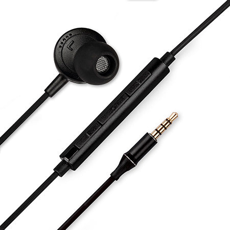 Veho Z-3 In-Ear Stereo Headphones with Built-in Microphone and Volume Controls - Black