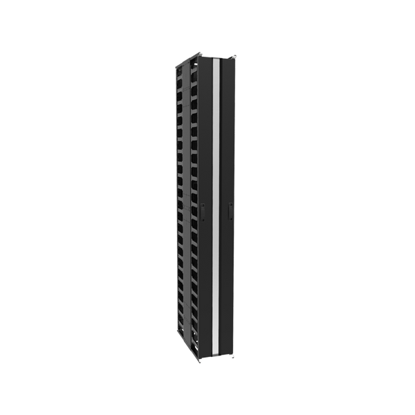 Hammond 25.4-cm (10-in) Wide High Density Vertical Finger Manager with Slam Latching Door