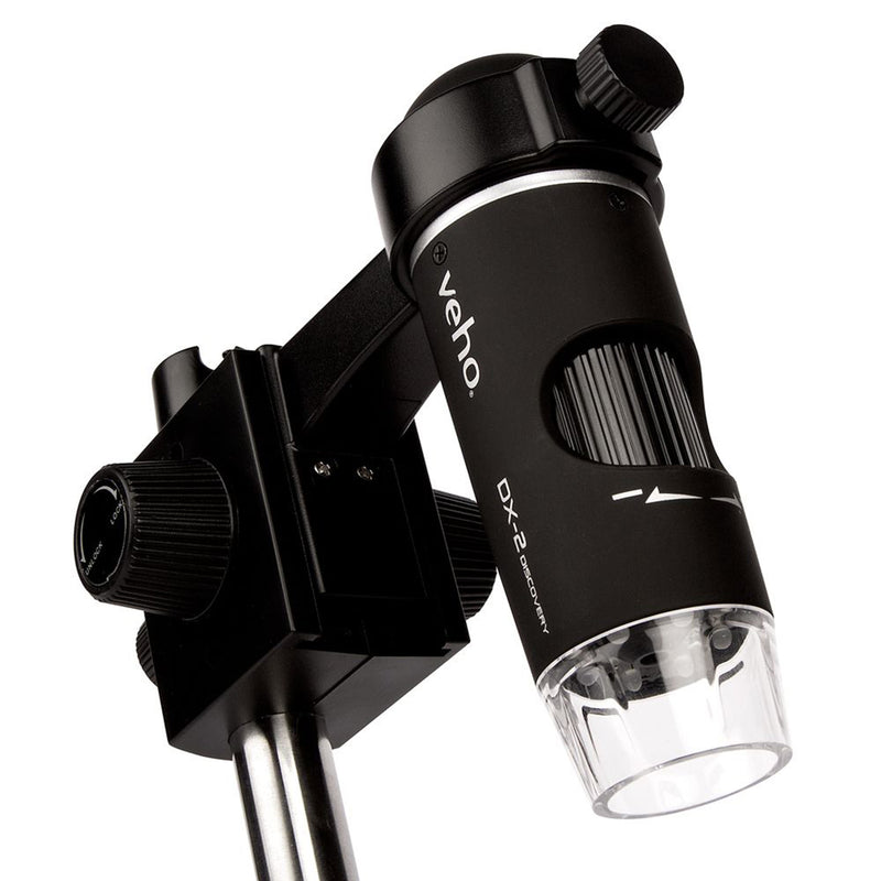 Veho DX-1 USB 2MP 200x Magnification Microscope with Alloy Cradle