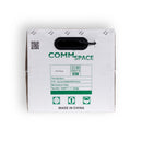Commspace Shielded Outdoor Cat5E 350-MHz 8-Conductor 24-gauge - 1000-ft Reel in Box - Black