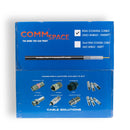 Commspace Rg6 18-gauge 3-GHz 60% Braid - 1000-ft - Black