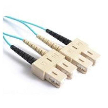 FIS Duplex 1.6-mm MM 50-micrometer OM3 Fiber Patch Cable with SC/PC Connectors - 10-meter (33-ft)