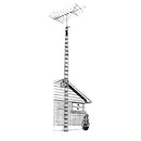 Wade Antenna DMXB-06 15.8-meter (52-ft) Bracketed Tower Package