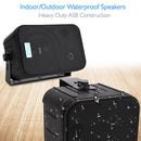 Pyle 6.5-in Indoor/Outdoor 200-watt Waterproof Speakers - Pair - Black