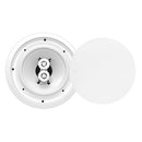 Pyle 6.5-in Weather Proof 2-Way In-Ceiling / In-Wall Stereo Speaker (Single) - White