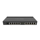 MikroTik 1-GB RAM 10-port Gigabit Ethernet 1-port SFP+ Router - Rackmountable - Black