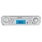Sylvania Under Counter Bluetooth AM/FM Clock Radio with CD Player - Silver