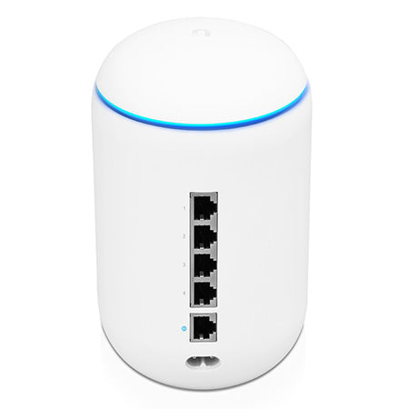 Ubiquiti UniFi Dream Machine Dual Band 802.11ac Wave 2 4x4 MU-MIMO Multifunction Device - Router/Access Point/Switch/Security Gateway with Integrated Cloud Key -  White - Open Box