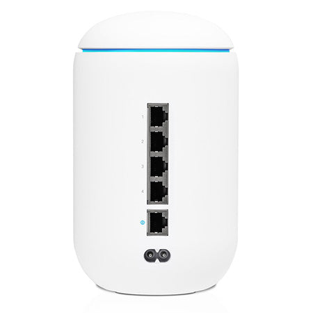 Ubiquiti UniFi Dream Machine Dual Band 802.11ac Wave 2 4x4 MU-MIMO Multifunction Device - Router/Access Point/Switch/Security Gateway with Integrated Cloud Key -  White - Open Box